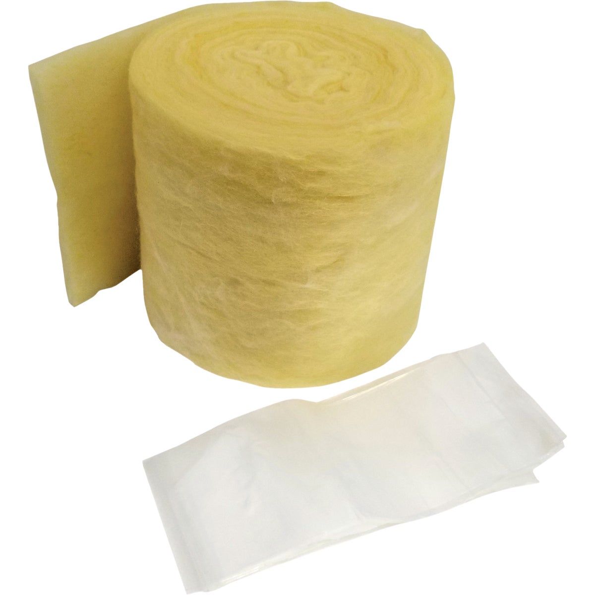 Frost King 6 In. W x 25 Ft. L x 1/2 In. 1.6 Unfaced Fiberglass Pipe Insulation Wrap Roll, 12.5 Sq. Ft.
