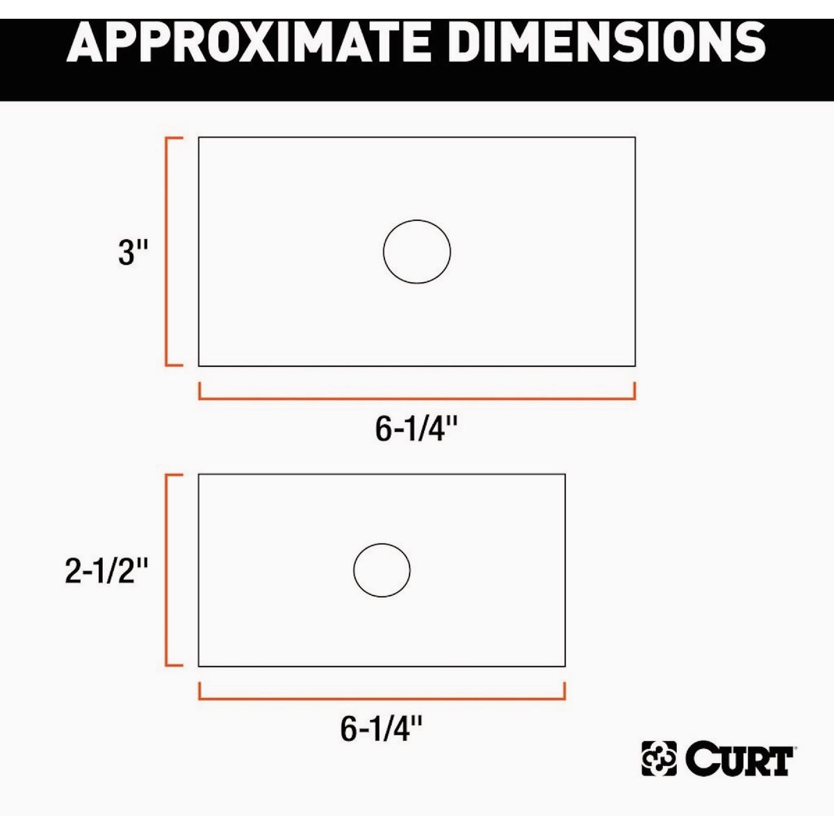 CURT Reducer Sleeve Set (3 In. to 2-1/2 In. to 2 In. Shanks, 2 Pieces) Towing Draw Bar Image 2