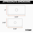 CURT Reducer Sleeve Set (3 In. to 2-1/2 In. to 2 In. Shanks, 2 Pieces) Towing Draw Bar Image 2