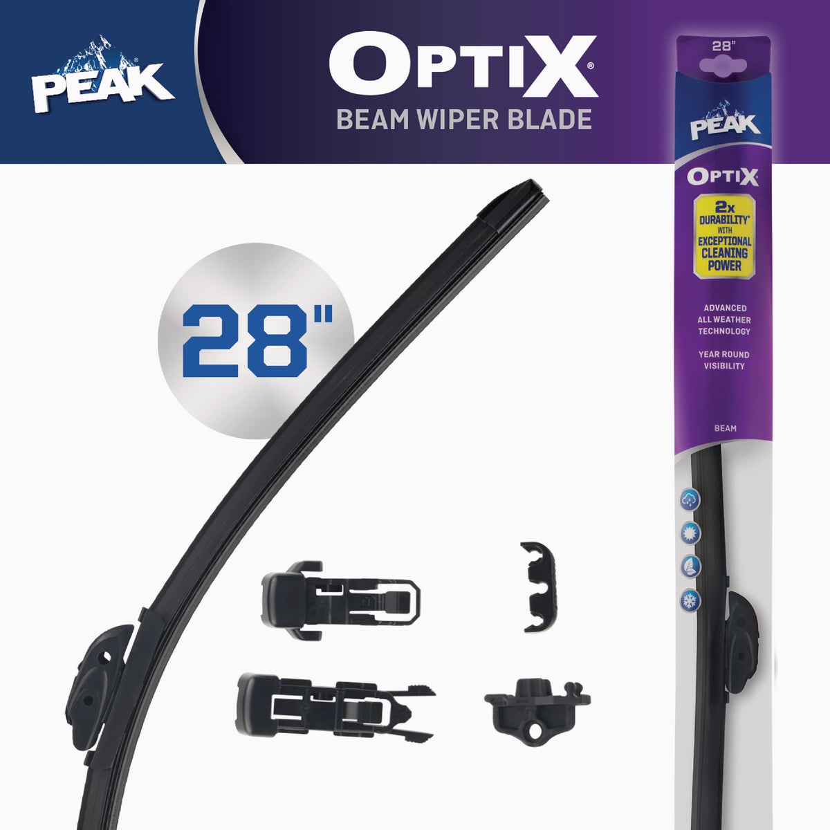Peak 28 In. Optix Wiper Blade Image 2