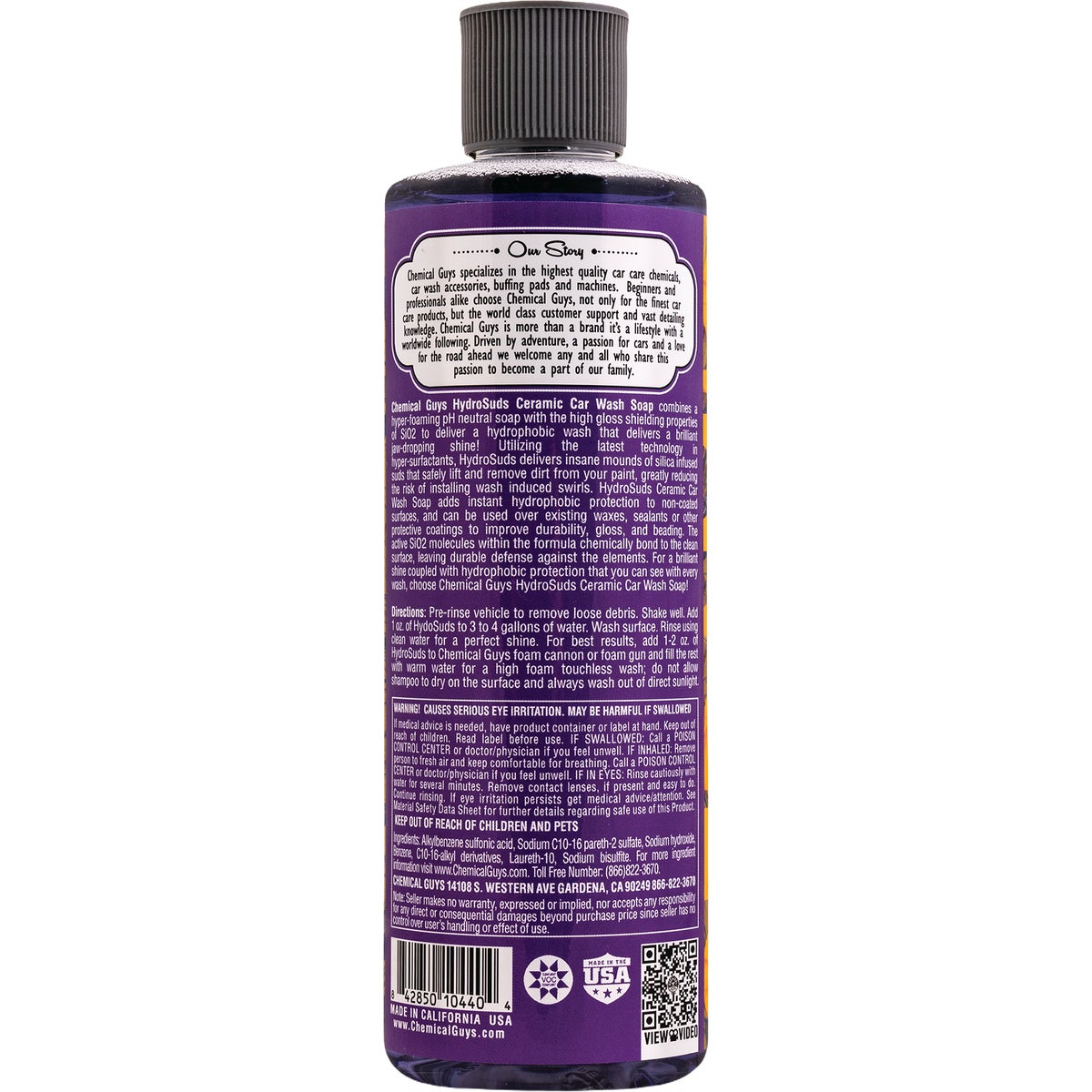 Chemical Guys 16 Oz. HydroSuds Ceramic Car Wash Soap Image 2