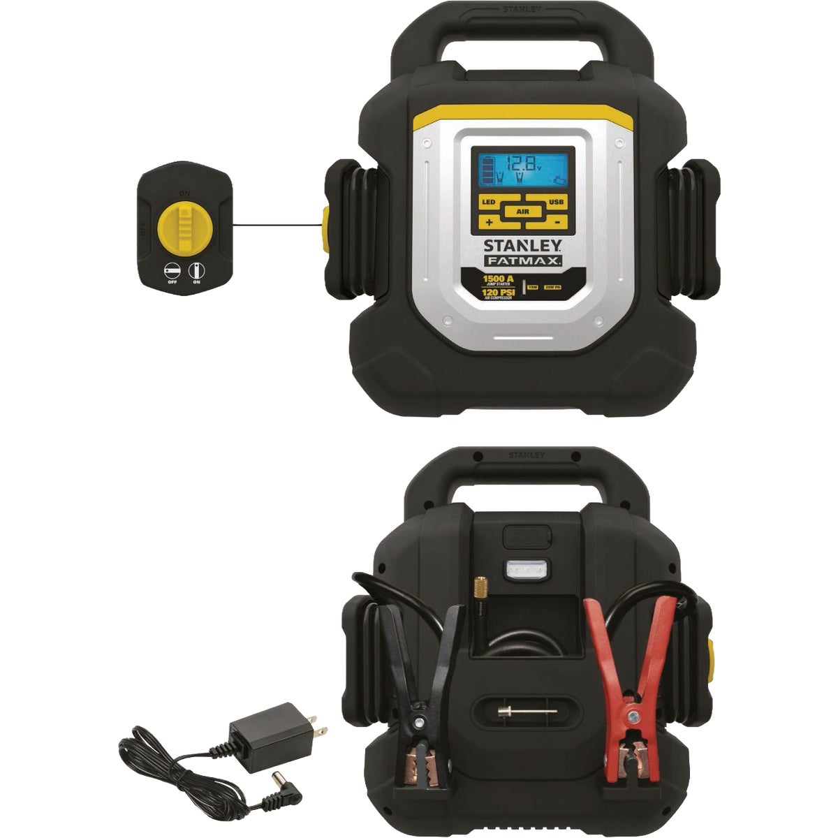 STANLEY 1500 Peak Amp Instant Jump Starter with Compressor Image 2