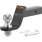 CURT Trailer Hitch Mount + 2 In. Ball & Pin, Fits 2 In. Receiver, 7500 Lb. Capacity Image 1