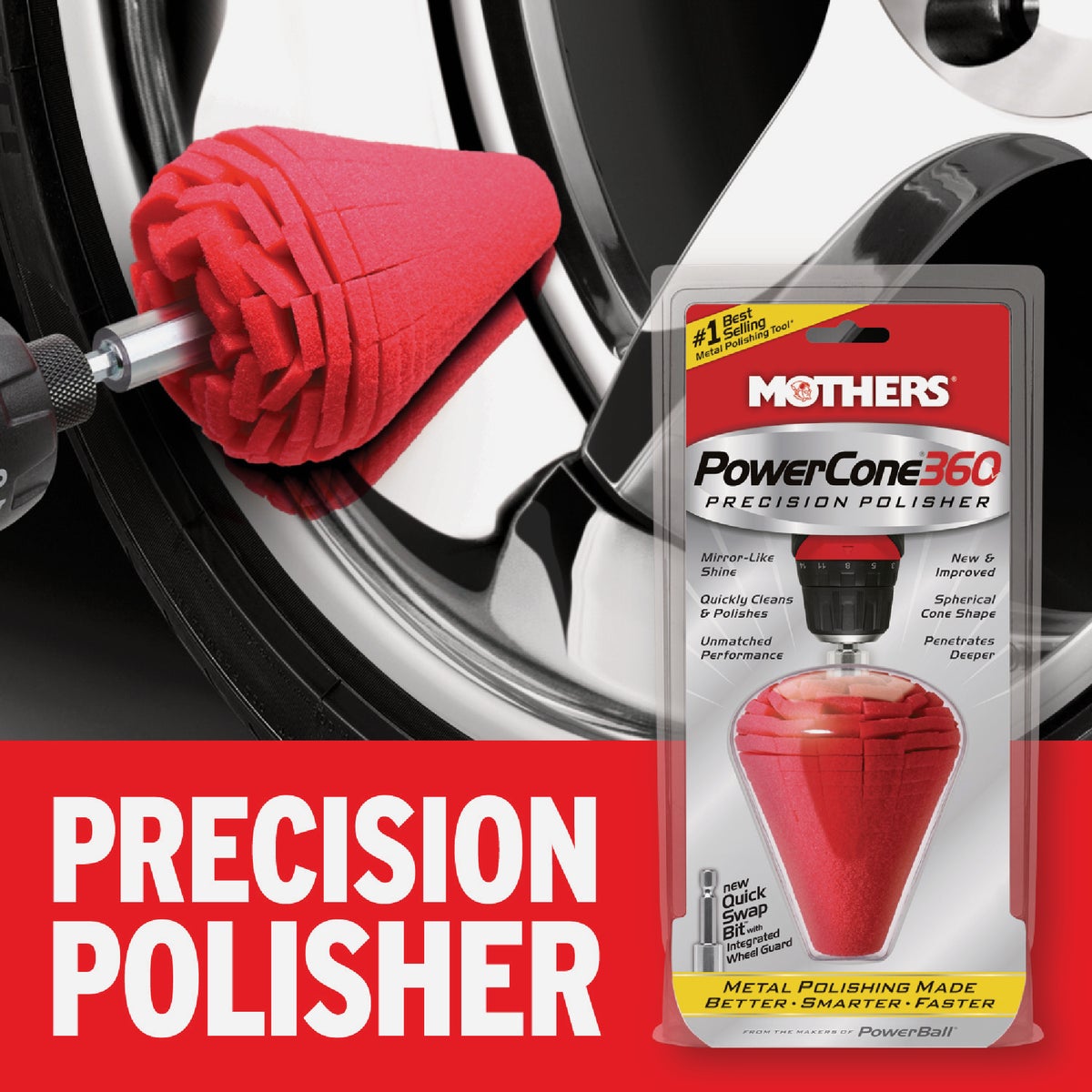 Mothers PowerCone 360 Precision Polisher Image 2