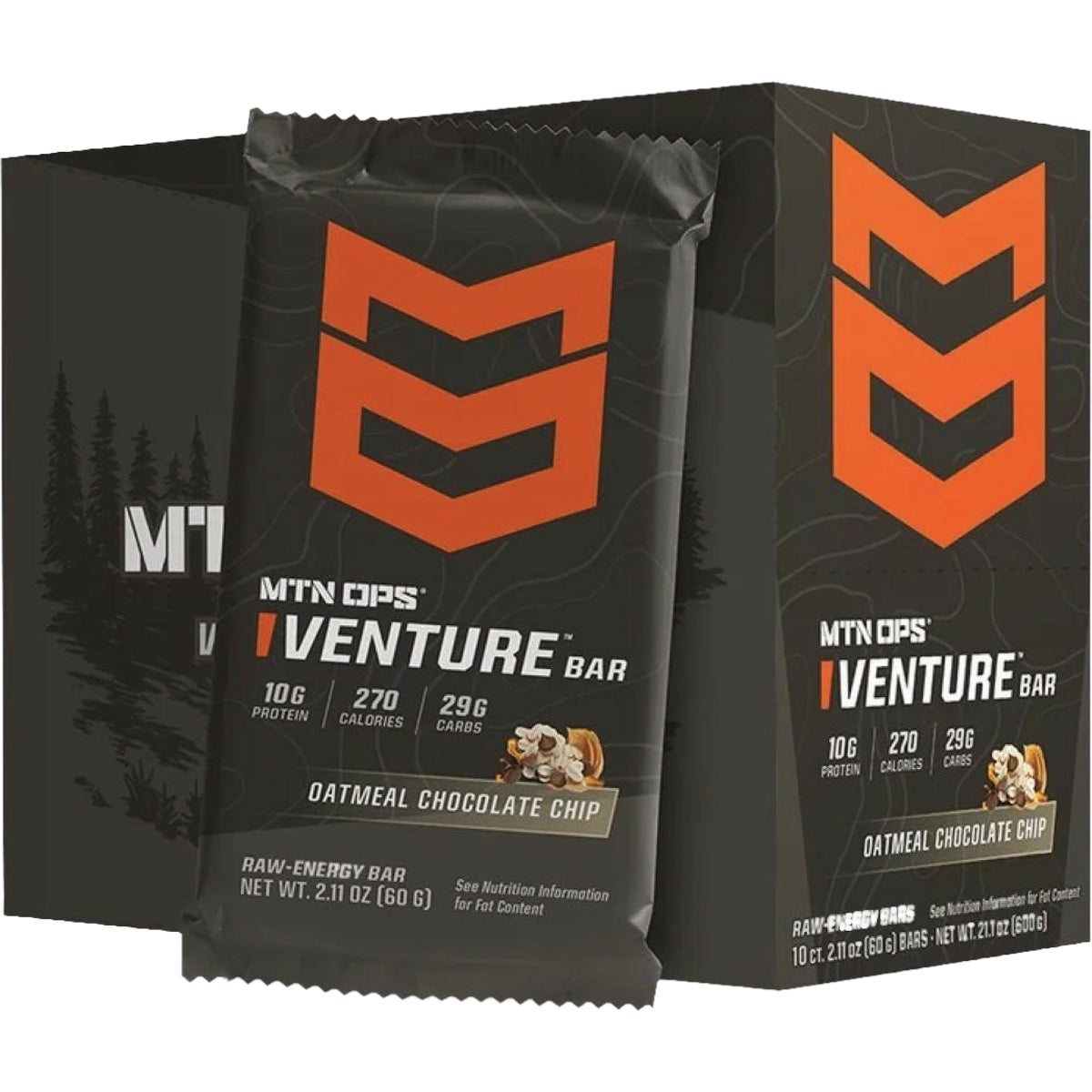 MTN OPS 2 Oz. Oatmeal Chocolate Venture Protein Bar