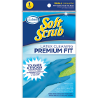 Soft Scrub Small Premium Fit Latex Rubber Glove Image 1