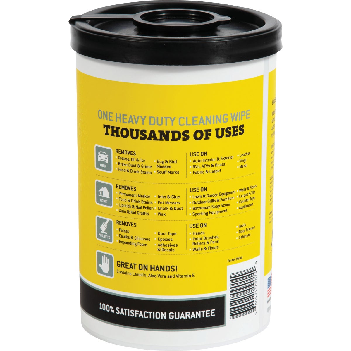 Tub O' Towels Heavy Duty Cleaning Wipes (90-Count) Image 14