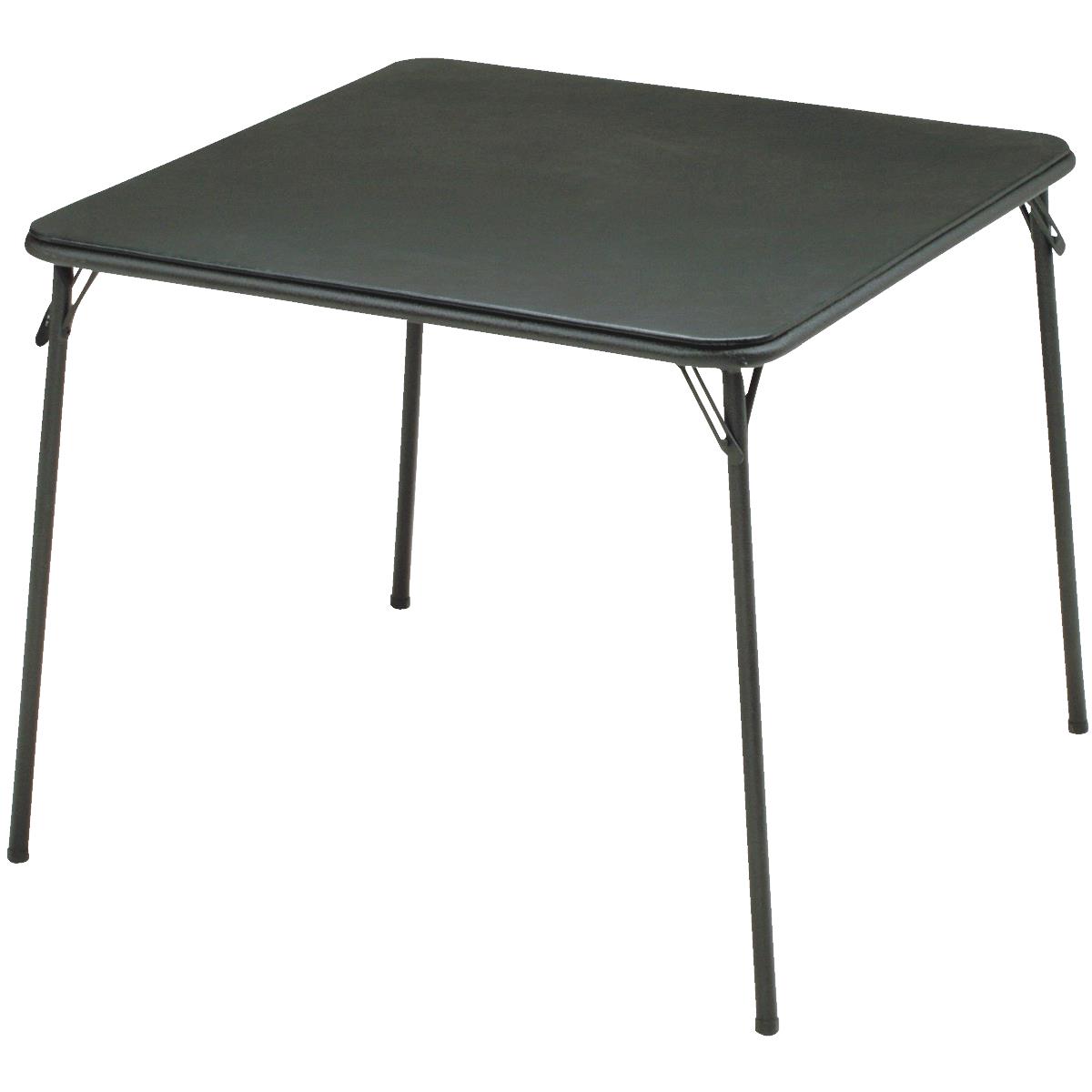 34" SQ BLACK LACE TABLE
