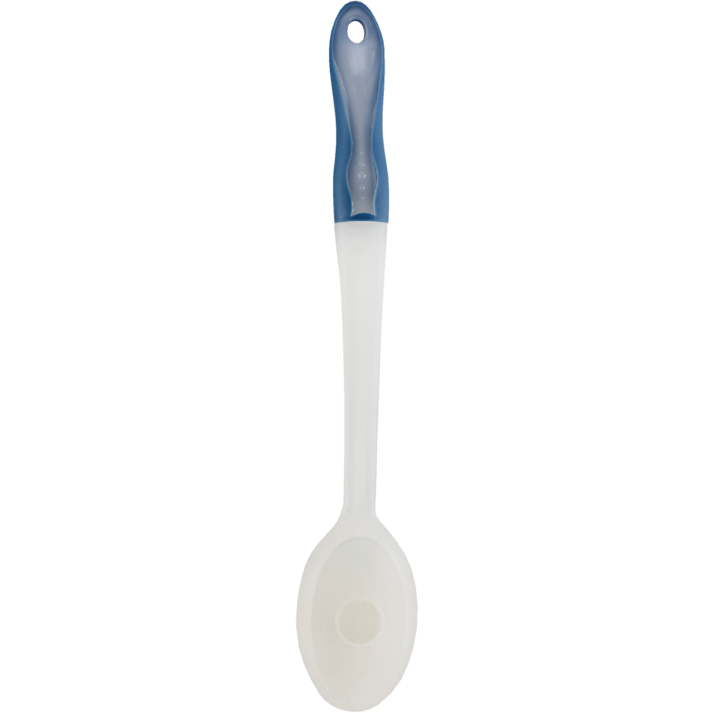16 In. White & Blue Bath Brush Body Scrubber Image 2