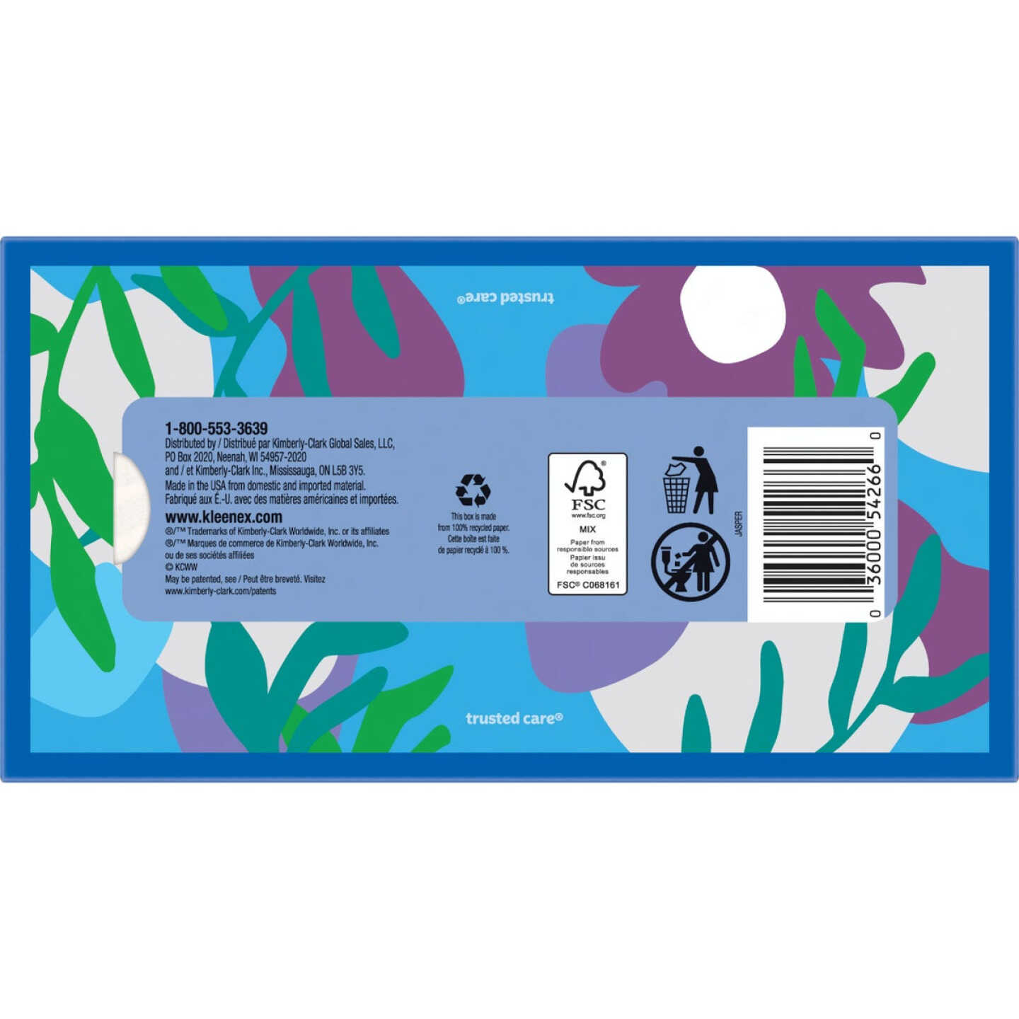 Kleenex Trusted Care 160 Count 2-Ply White Facial Tissue Image 3