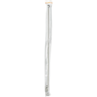 Kenney Chelsea 48 In. To 86 In. 5/8 In. Single Silver Curtain Rod Image 2