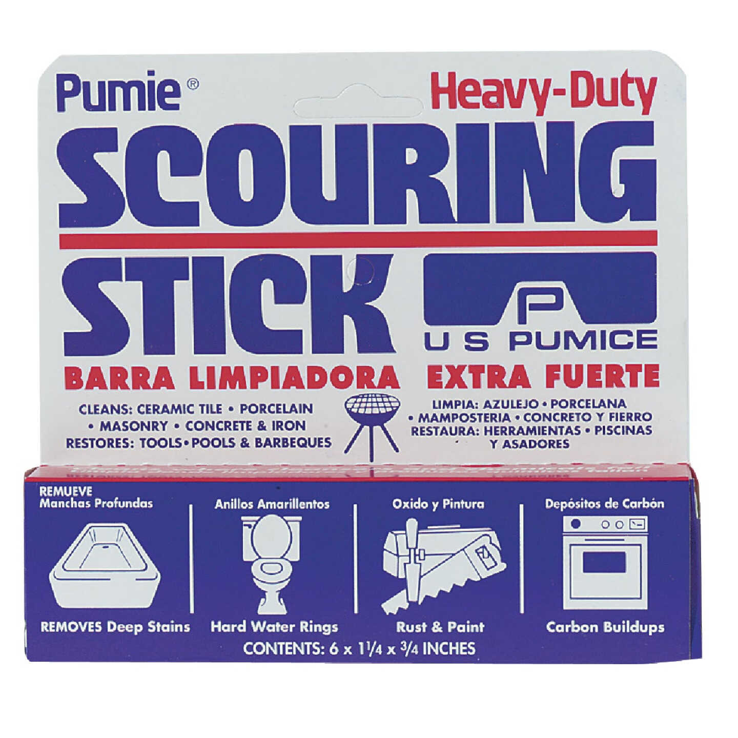 Pumie Pumice 1-3/4 In. x 6 In. Scouring Stick Image 1
