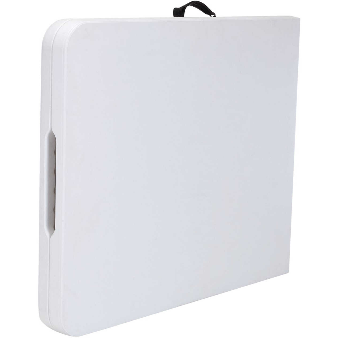 Lifetime 6 Ft. x 30 In. White Granite Light Commercial Fold-In-Half Table Image 5