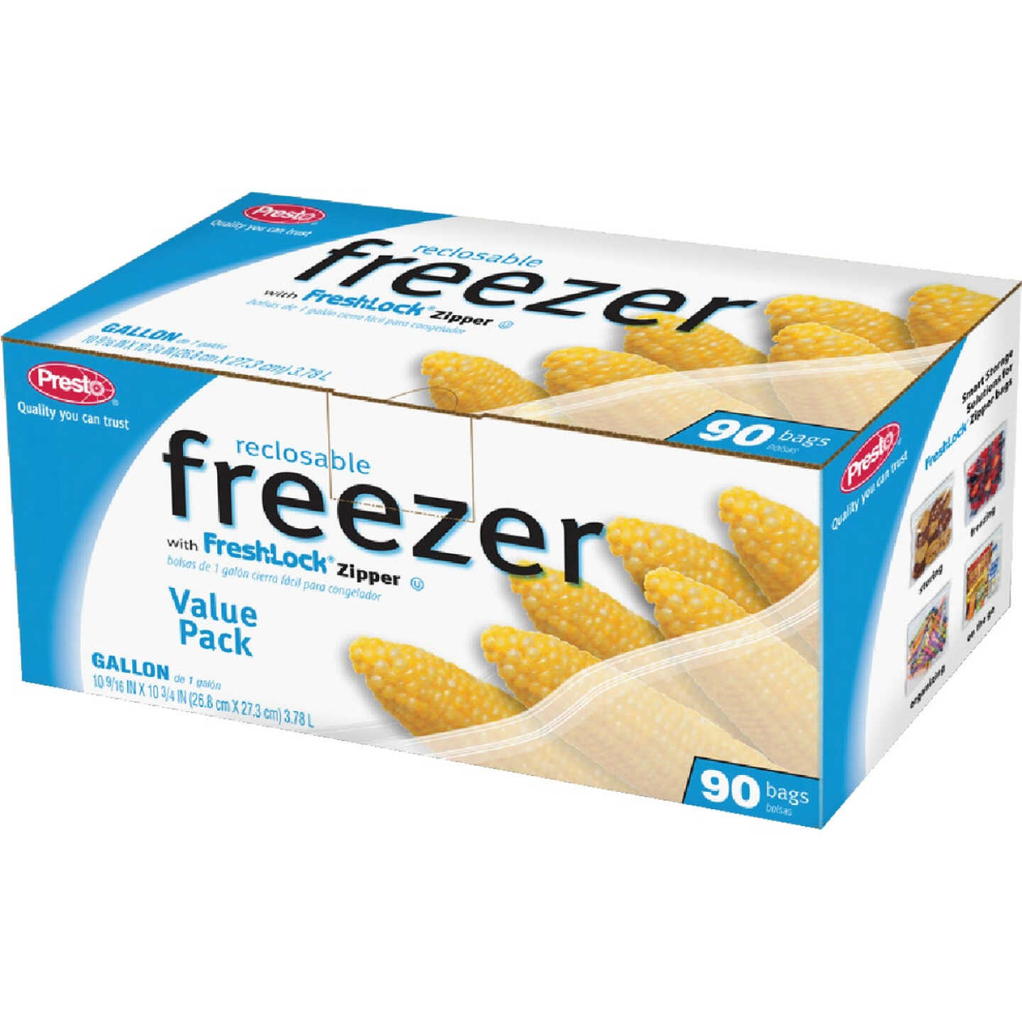 Presto 1 Gal. Reclosable Freezer Bag (90 Count) Image 1