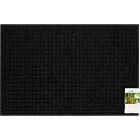Apache Textures Onyx 24 In. x 36 In. Carpet/Recycled Rubber Door Mat Image 2