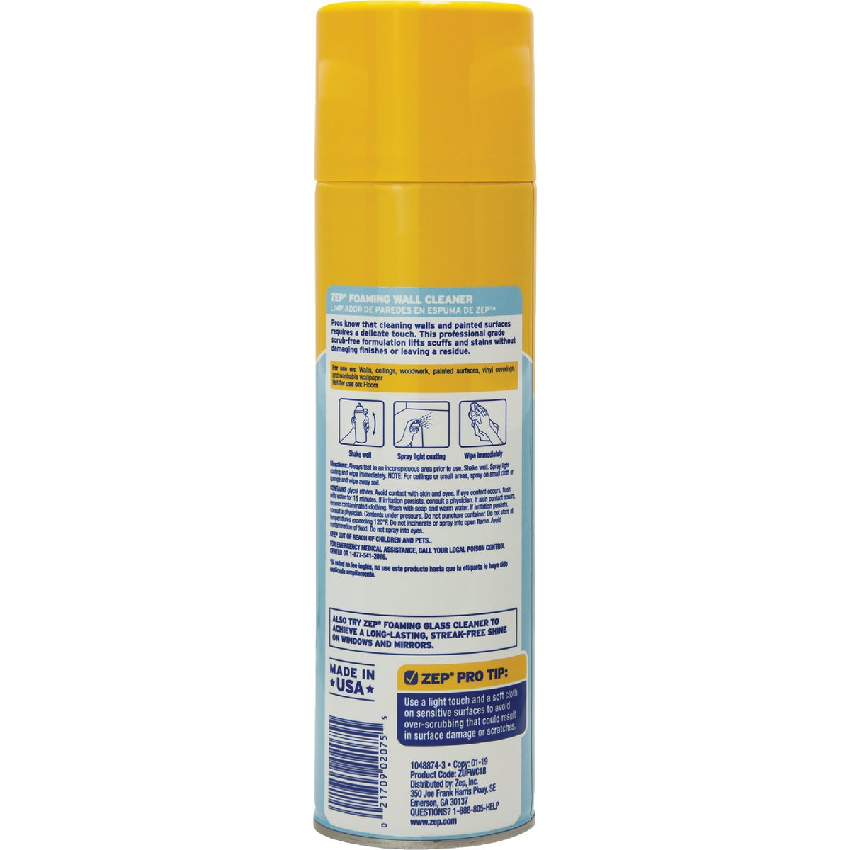 Zep 18 Oz. Foaming Wall Cleaner Image 3