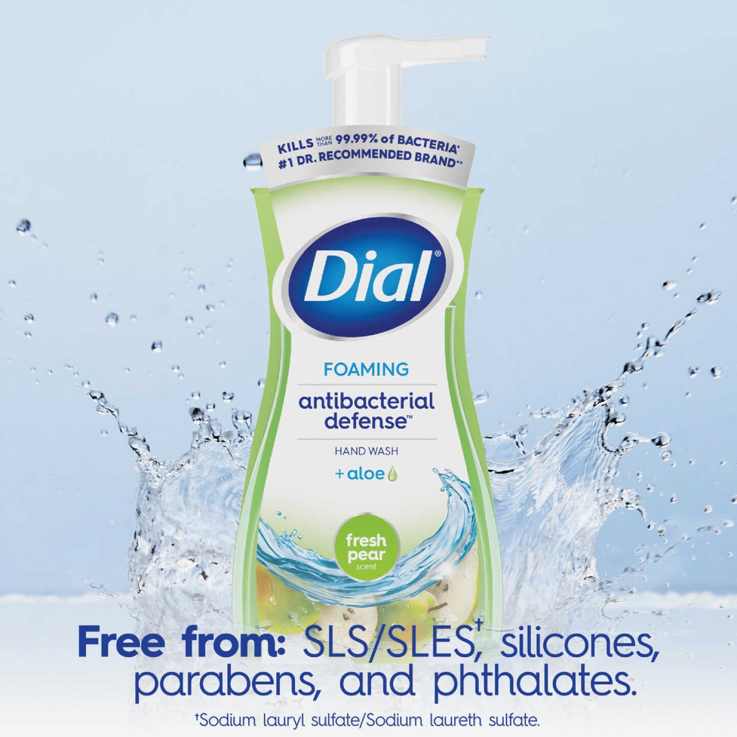 Dial Antibacterial Defense 7.5 Oz. Pear + Aloe Foaming Hand Soap Image 3