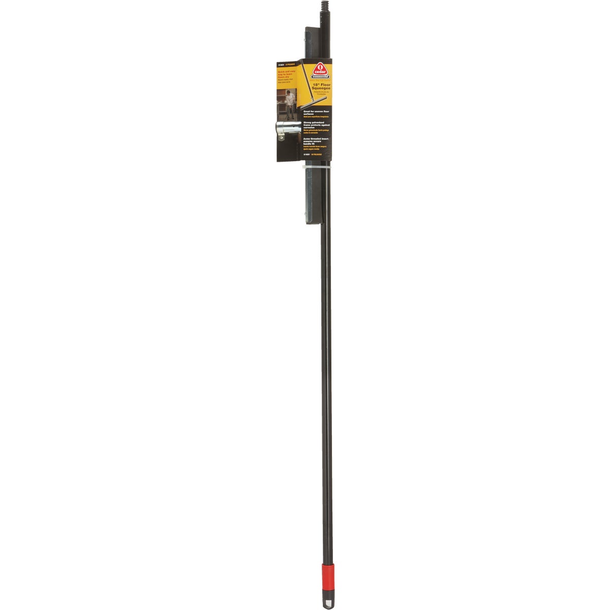 O-Cedar 18 In. Straight Rubber Floor Squeegee Image 2