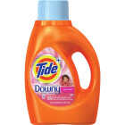 Tide+ Boost of Ultra Downy 37 Oz. 26 Load April Fresh Scent Liquid Laundry Detergent Image 1