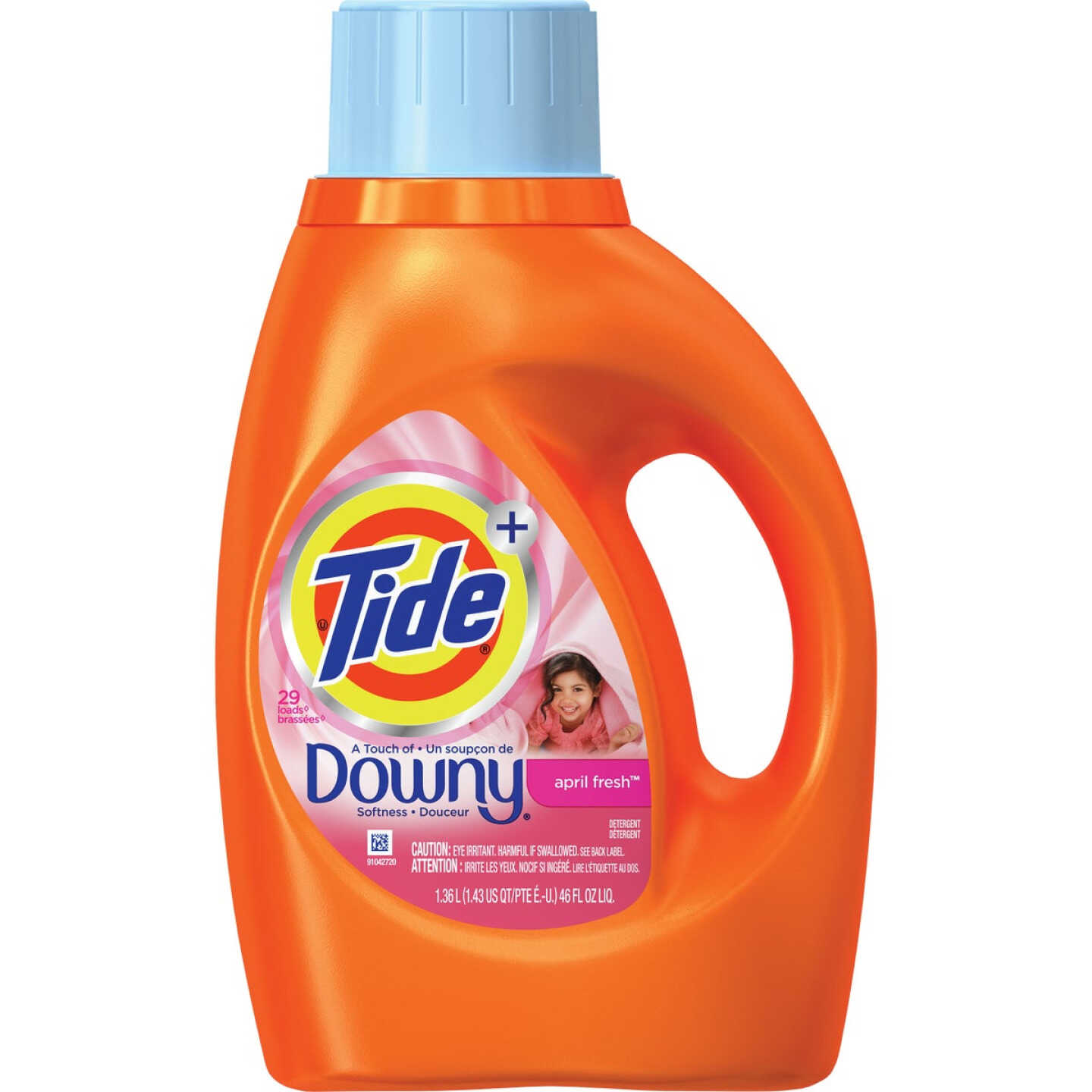 Tide+ Boost of Ultra Downy 37 Oz. 26 Load April Fresh Scent Liquid Laundry Detergent Image 1