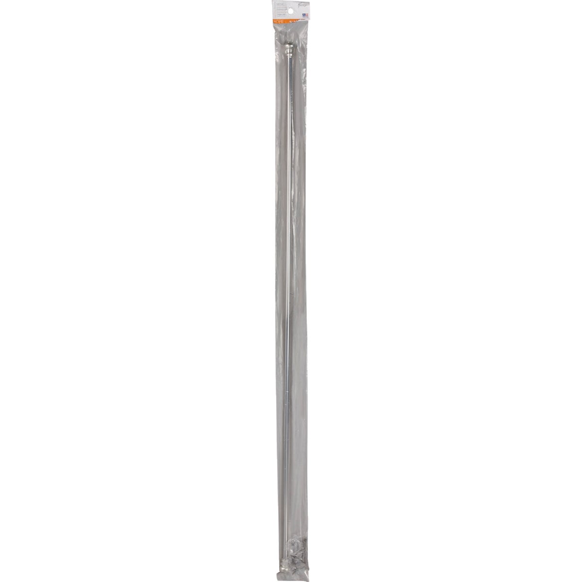 Kenney Ashby 48 In. To 84 In. 7/16 In. Satin Silver Standard Cafe Rod Image 2