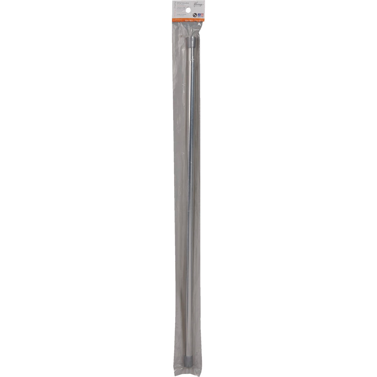 Kenney Carlisle 28 In. To 48 In. 5/8 In. Spring Tension Rod, Silver Image 2