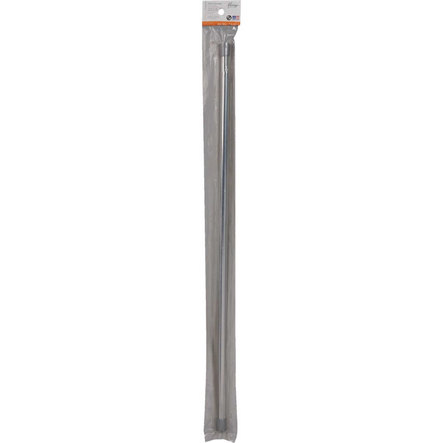 Kenney Carlisle 28 In. To 48 In. 5/8 In. Spring Tension Rod, Silver Image 2