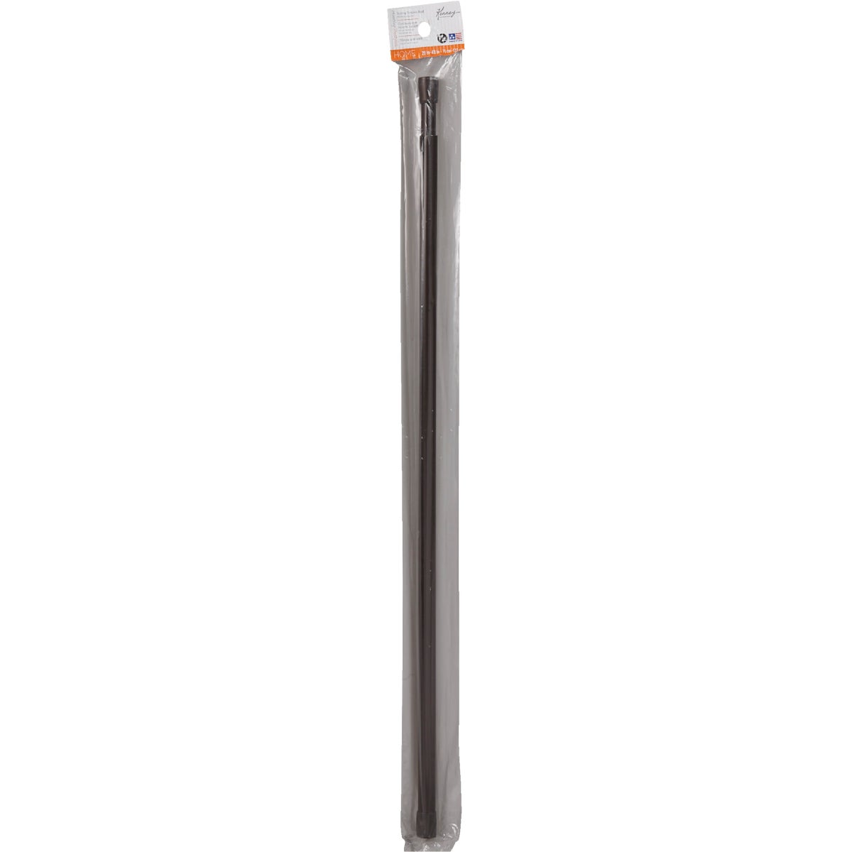 Kenney Carlisle 28 In. To 48 In. 5/8 In. Spring Tension Rod, Chocolate Image 2
