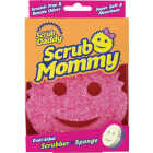 Scrub Mommy 6 In. x 4.125 In. Dual Sided Purple Scrub Sponge Image 1