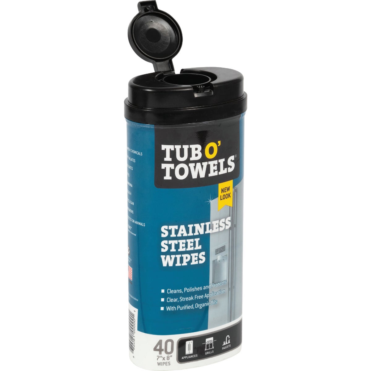 Tub O' Towels Stainless Steel Wipes (40-Count) Image 2