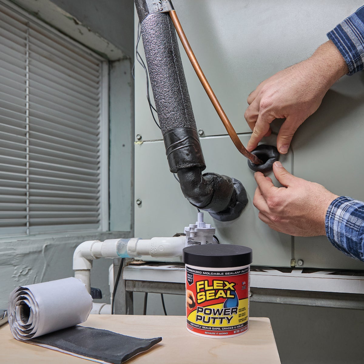 Flex Seal Power Putty 16 Oz. Black Multi-Purpose Adhesive Image 3