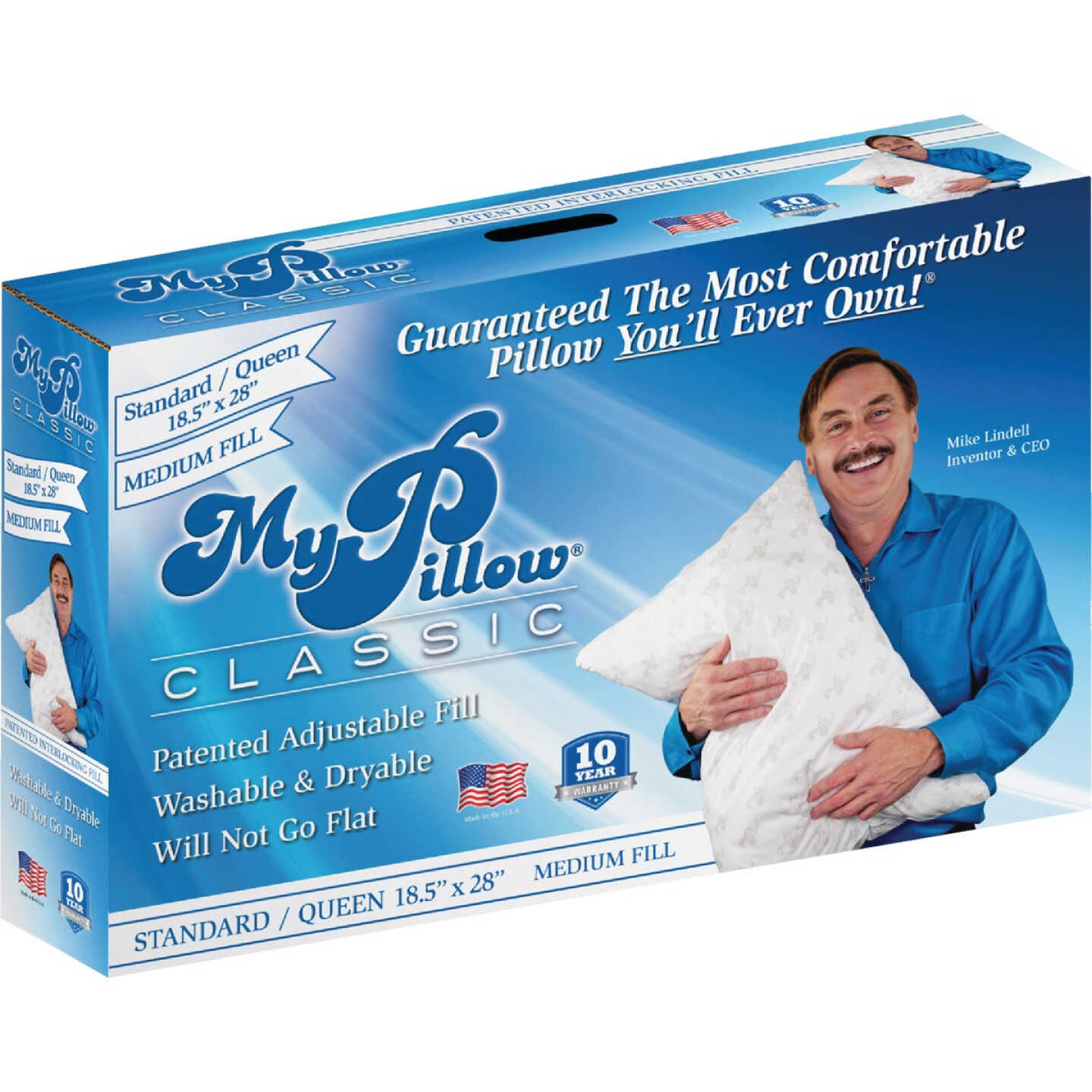 MyPillow Classic Standard/Queen Medium Fill Pillow Image 1