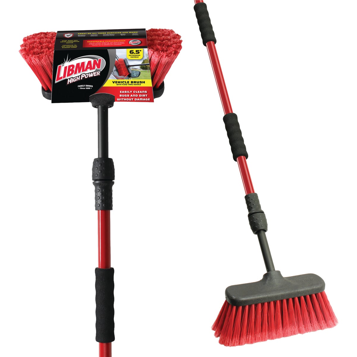 Libman 6.5 Ft. Flow-Thru Wash Brush Image 2