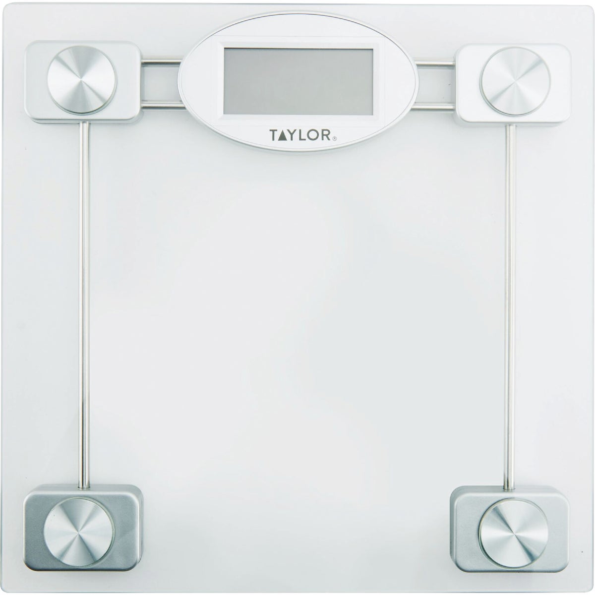 Taylor Digital 400 Lb. Glass Bath Scale, Clear