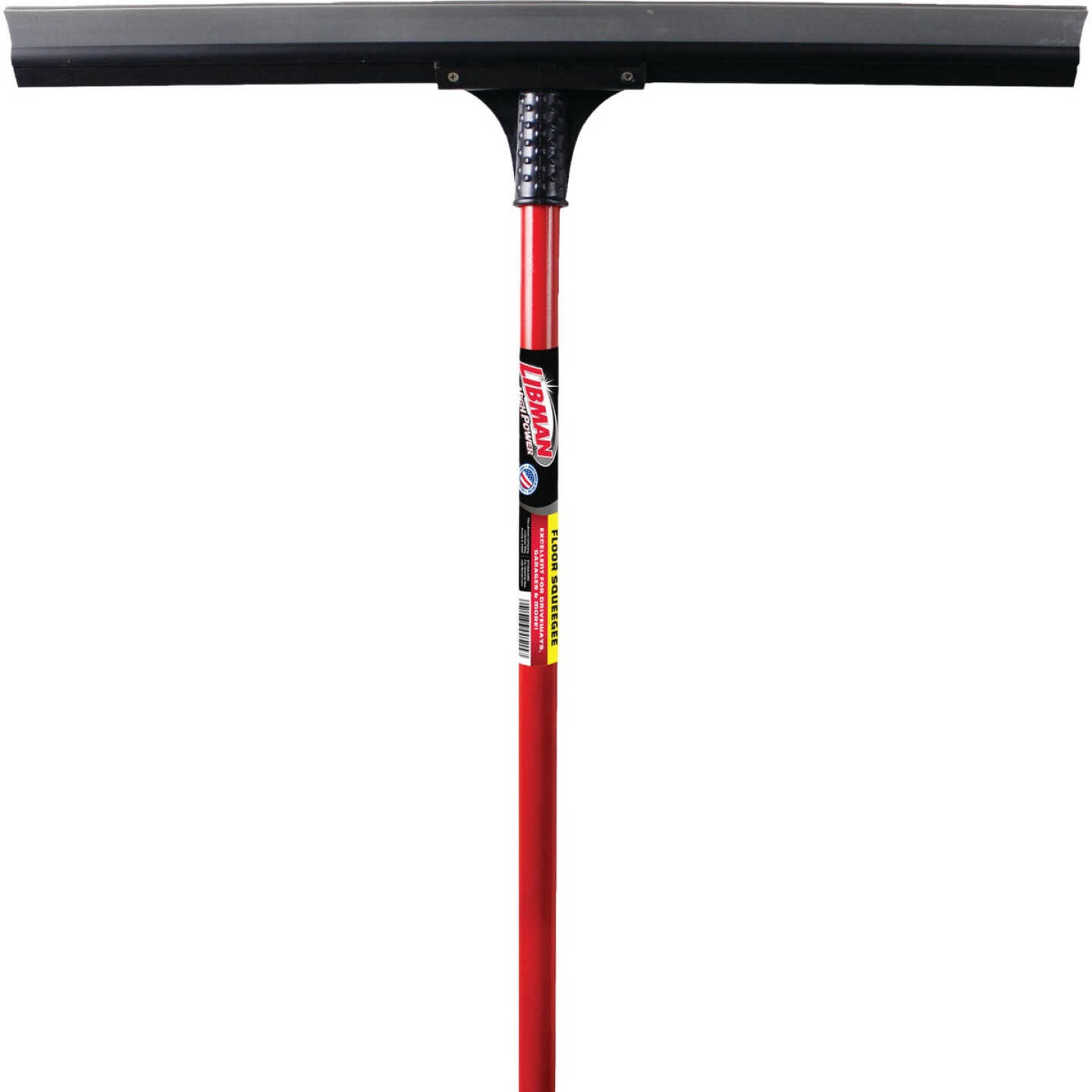 Libman High Power 24 In. Straight Rubber Floor Squeegee Image 1