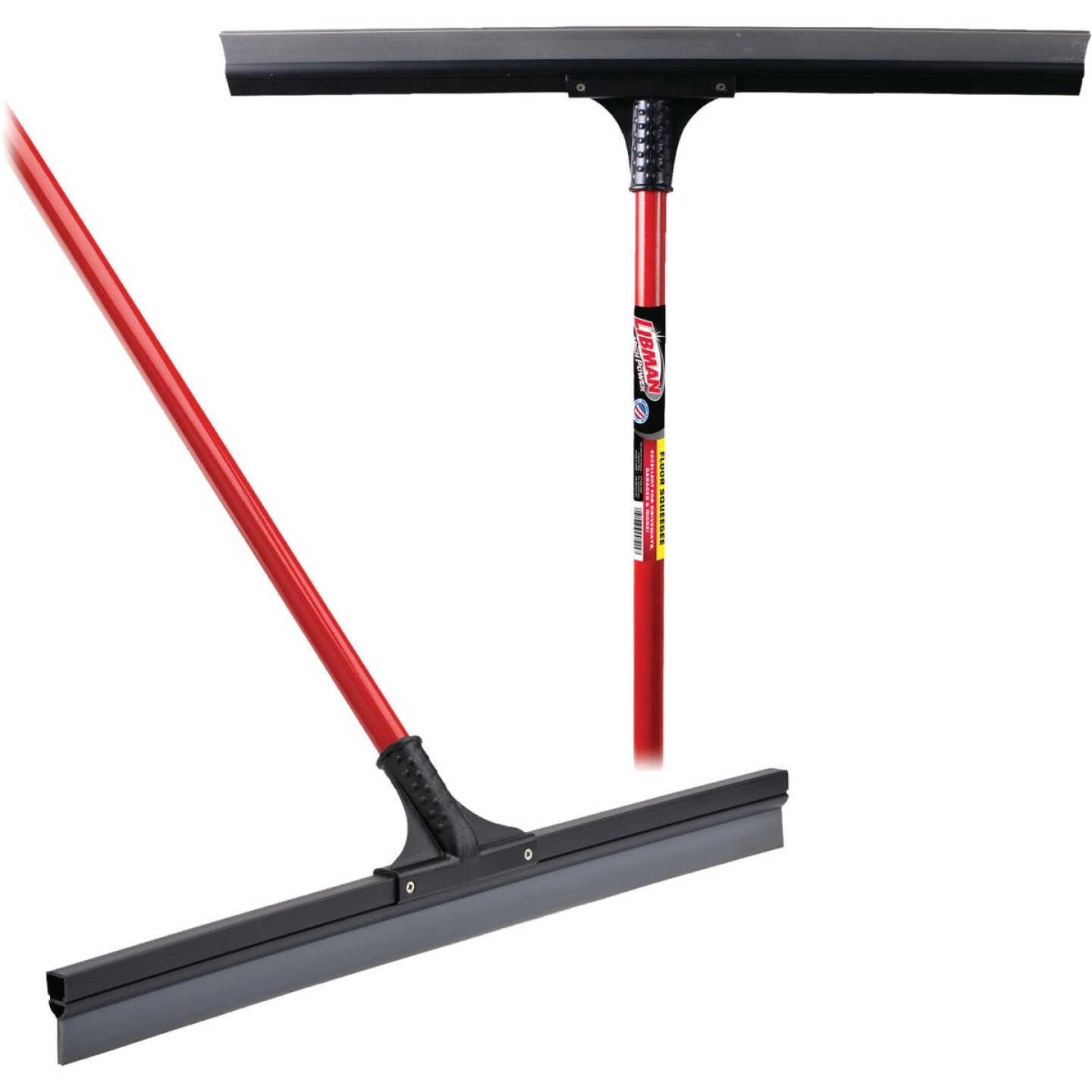 Libman High Power 24 In. Straight Rubber Floor Squeegee Image 2