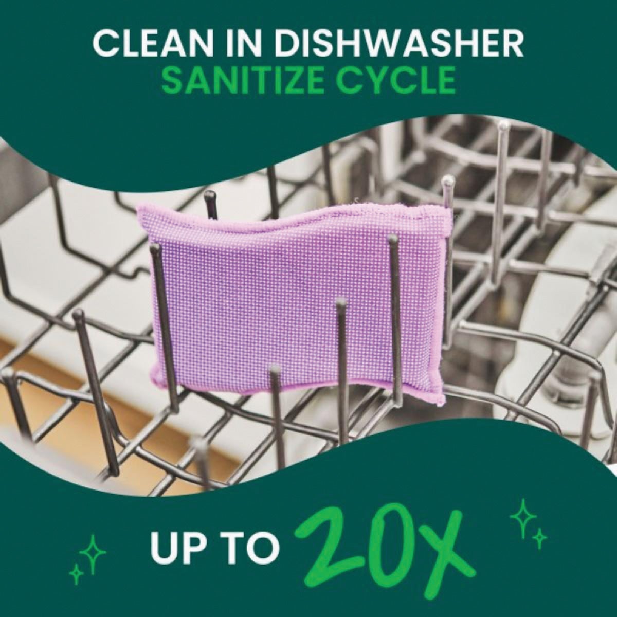 Scotch-Brite Dobie  Clean Rinse Scrubber (2-Pack) Image 5