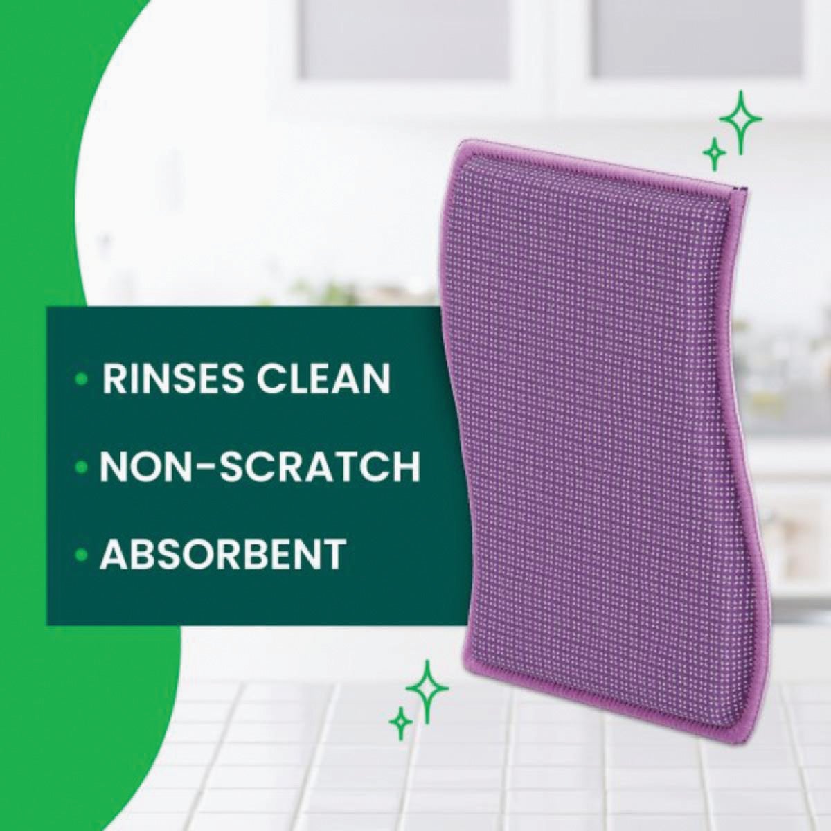 Scotch-Brite Dobie  Clean Rinse Scrubber (2-Pack) Image 2