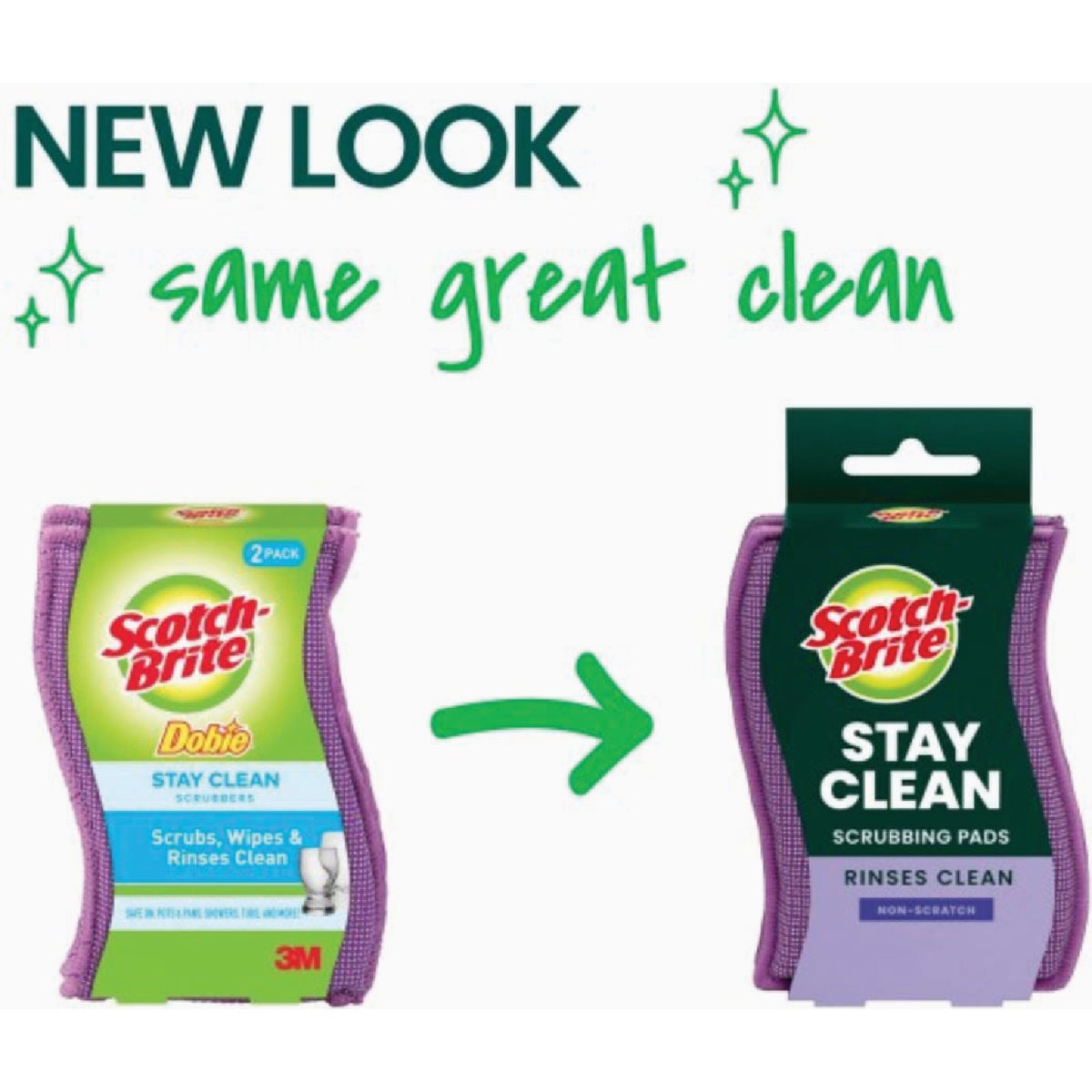 Scotch-Brite Dobie  Clean Rinse Scrubber (2-Pack) Image 4