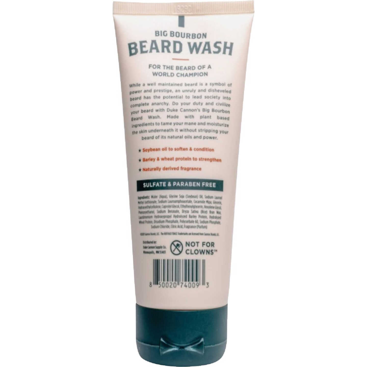 Duke Cannon 6 Oz. Big Bourbon Beard Wash Image 2