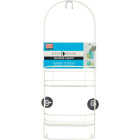 iDesign Rondo 2-Basket White Shower Caddy Image 2