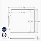 NordicWare Naturals 13 In. x 14 In. Classic Large Cookie Sheet Image 2
