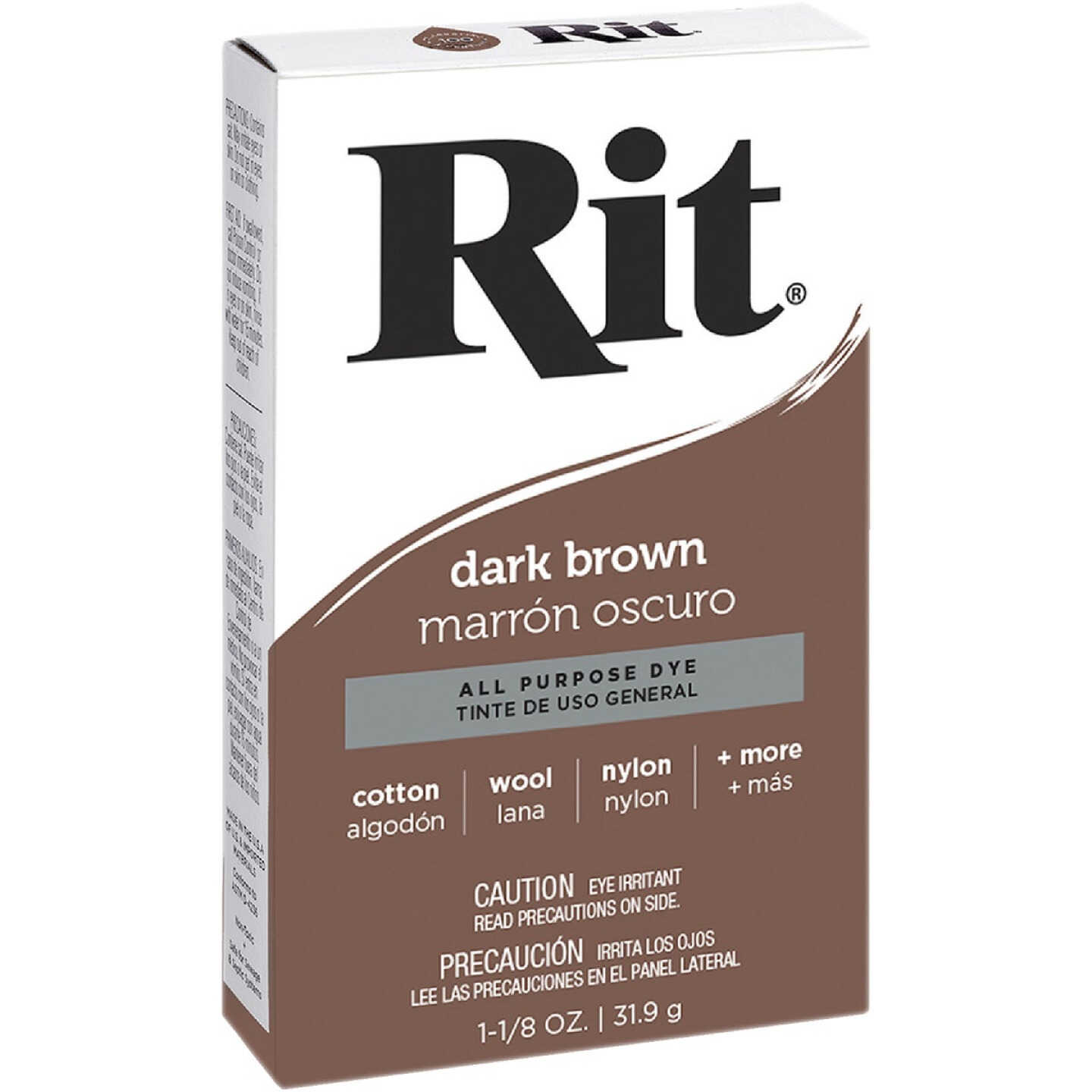 Rit Dark Brown 1-1/8 Oz. Powder Dye Image 1