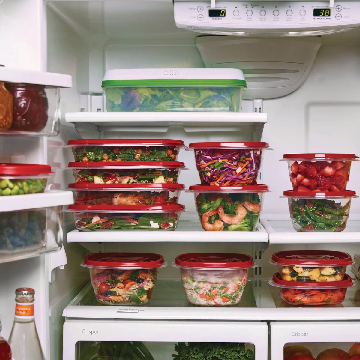 Rubbermaid TakeAlongs Red Food Storage Containers, 15.7 Cup (2-Pack) Image 6