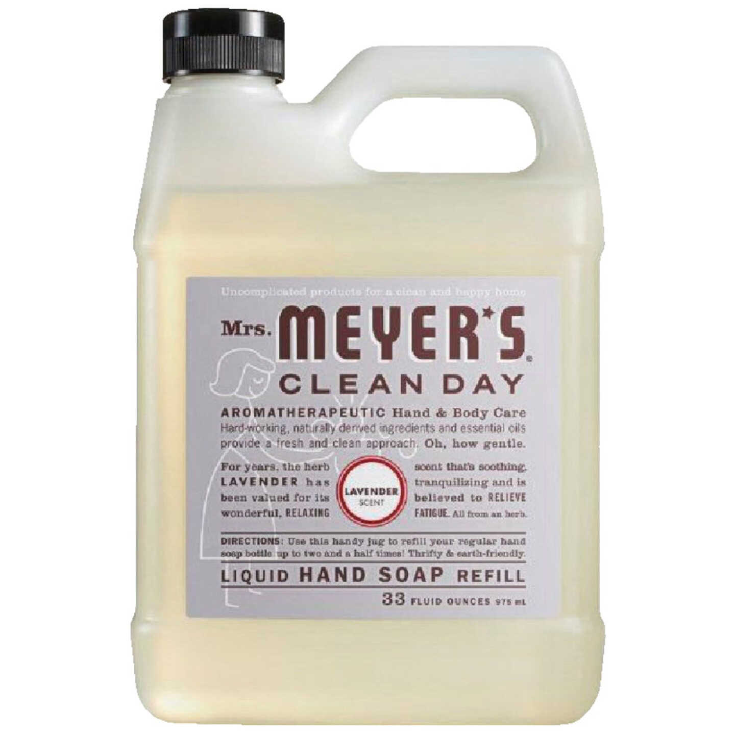 Mrs. Meyer's Clean Day 33 Oz. Lavender Liquid Hand Soap Refill Image 1