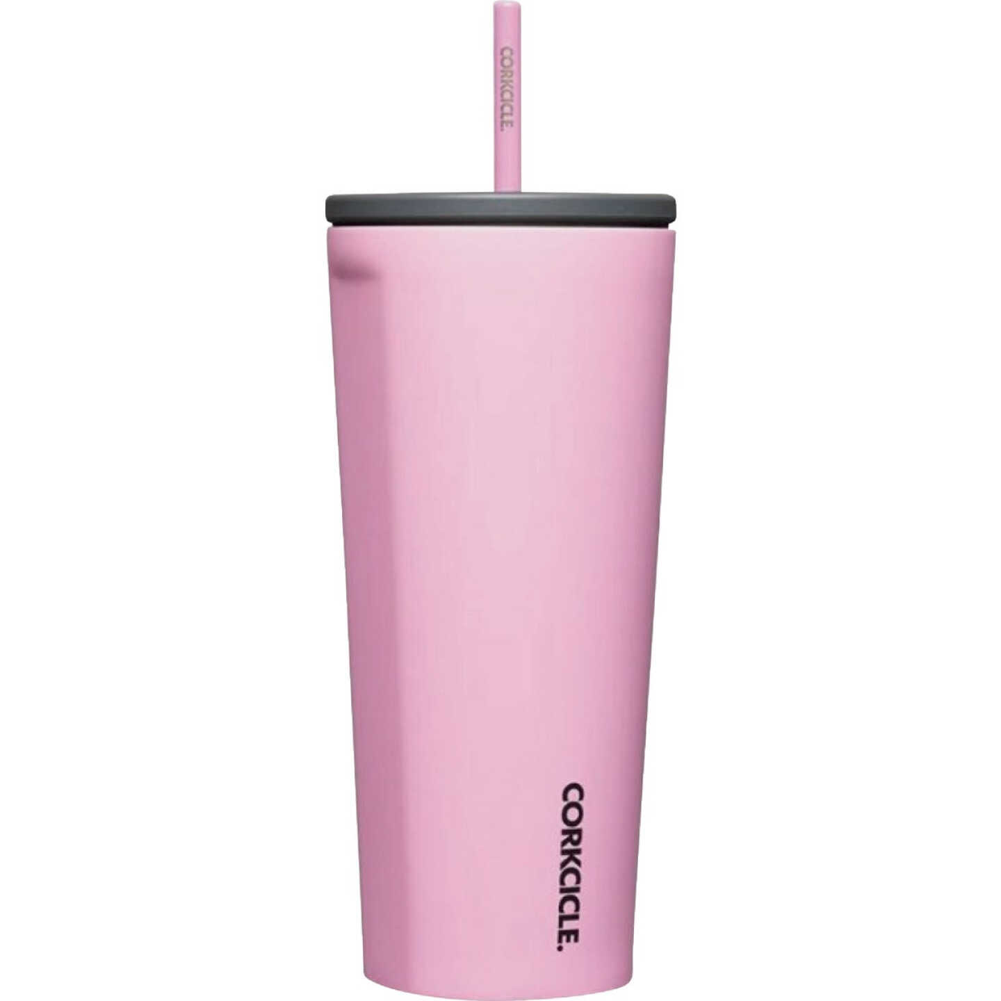 Corkcicle 24 Oz. Cold Cup in Sun-Soaked Pink Image 1