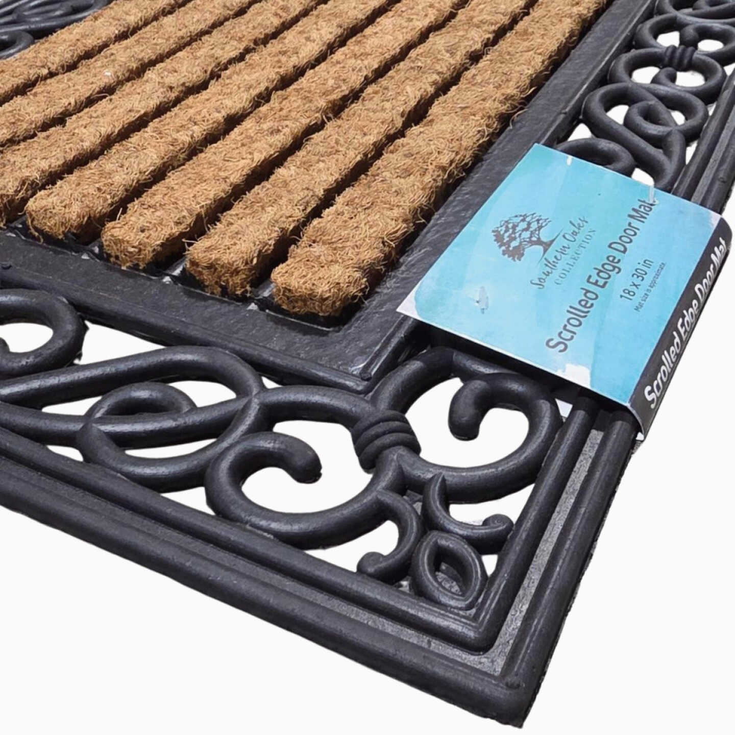 SLS 18 In. x 30 In. Scrolled Edge Door Mat Image 2