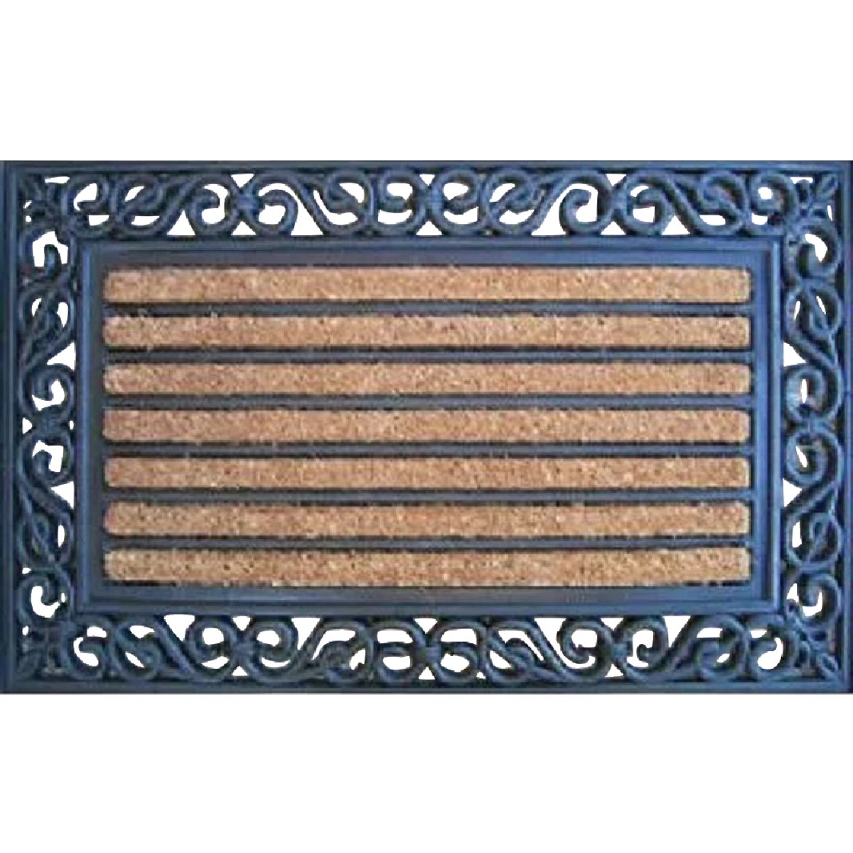 SLS 18 In. x 30 In. Scrolled Edge Door Mat