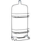 Zenna Home 11 In. x 24 In. Hanging Shower Caddy, Matte Black Image 1