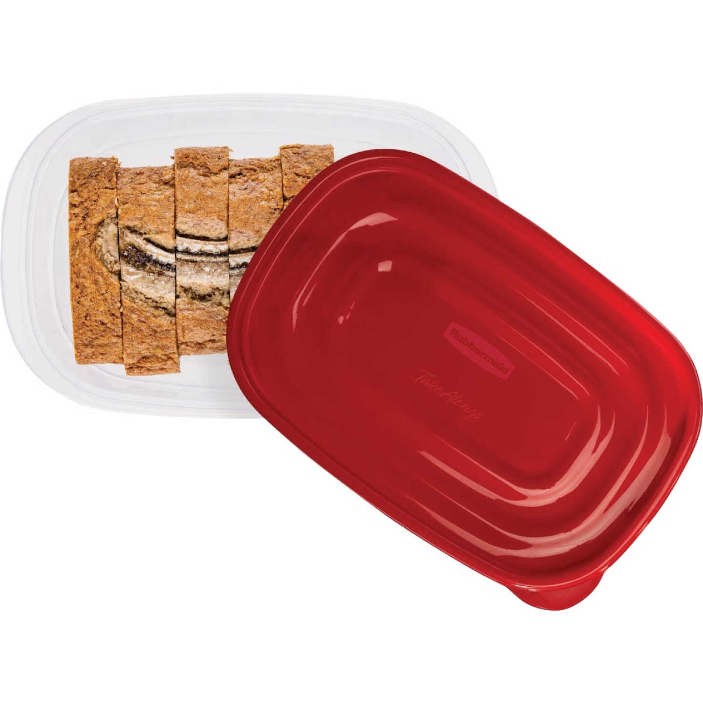 Rubbermaid TakeAlongs Red Food Storage Containers, 8 Cup (2-Pack) Image 5